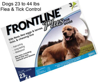 Dogs 23 to 44 lbs Flea & Tick Control