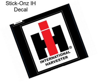 Stick-Onz IH Decal