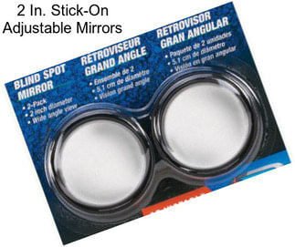 2 In. Stick-On Adjustable Mirrors