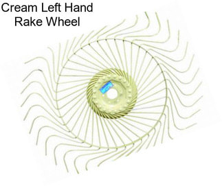 Cream Left Hand Rake Wheel