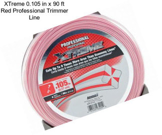 XTreme 0.105 in x 90 ft Red Professional Trimmer Line