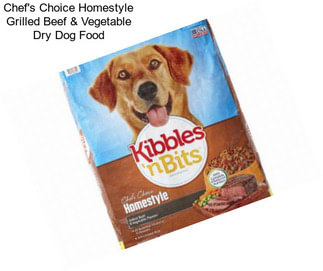 Chef\'s Choice Homestyle Grilled Beef & Vegetable Dry Dog Food
