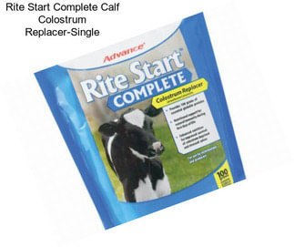 Rite Start Complete Calf Colostrum Replacer-Single