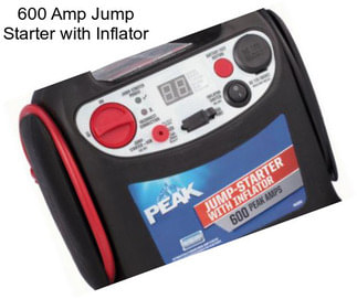 600 Amp Jump Starter with Inflator