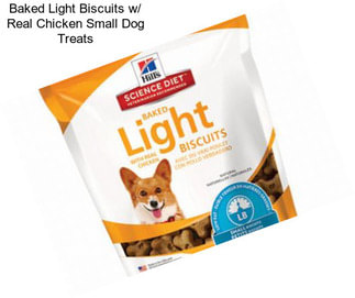 Baked Light Biscuits w/ Real Chicken Small Dog Treats