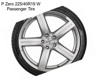 P Zero 225/40R19 W Passenger Tire