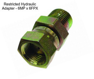 Restricted Hydraulic Adapter - 6MP x 6FPX