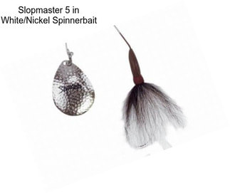 Slopmaster 5 in White/Nickel Spinnerbait