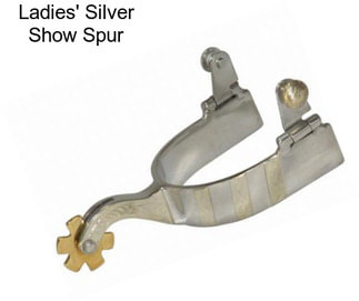 Ladies\' Silver Show Spur