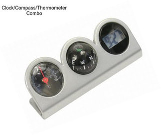 Clock/Compass/Thermometer Combo