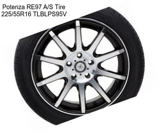 Potenza RE97 A/S Tire 225/55R16 TLBLPS95V