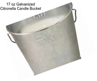 17 oz Galvanized Citronella Candle Bucket