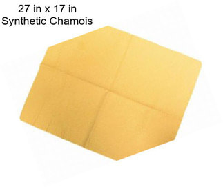 27 in x 17 in Synthetic Chamois