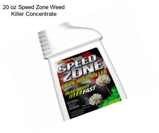 20 oz Speed Zone Weed Killer Concentrate
