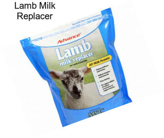 Lamb Milk Replacer