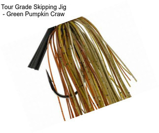 Tour Grade Skipping Jig - Green Pumpkin Craw