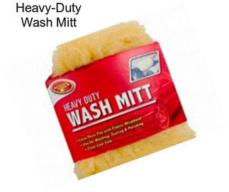 Heavy-Duty Wash Mitt
