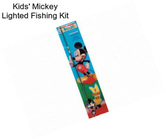 Kids\' Mickey Lighted Fishing Kit