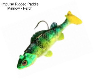 Impulse Rigged Paddle Minnow - Perch