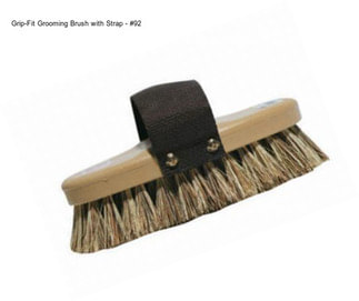 Grip-Fit Grooming Brush with Strap - #92