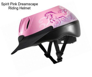 Spirit Pink Dreamscape Riding Helmet