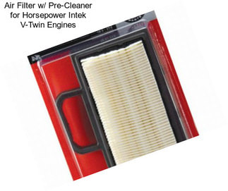 Air Filter w/ Pre-Cleaner for Horsepower Intek V-Twin Engines