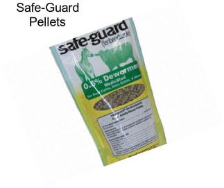 Safe-Guard Pellets