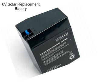 6V Solar Replacement Battery