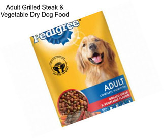 Adult Grilled Steak & Vegetable Dry Dog Food