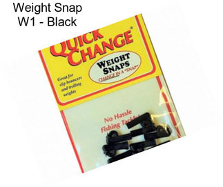 Weight Snap W1 - Black