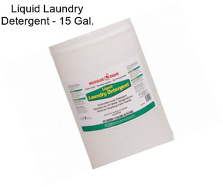 Liquid Laundry Detergent - 15 Gal.