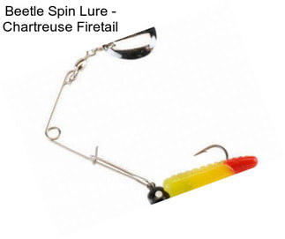 Beetle Spin Lure - Chartreuse Firetail