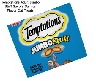 Temptations Adult Jumbo Stuff Savory Salmon Flavor Cat Treats