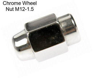 Chrome Wheel Nut M12-1.5