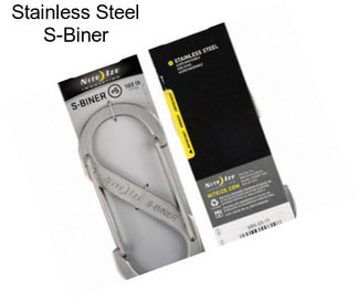 Stainless Steel S-Biner