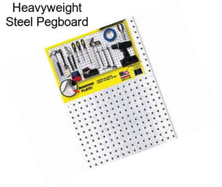 Heavyweight Steel Pegboard