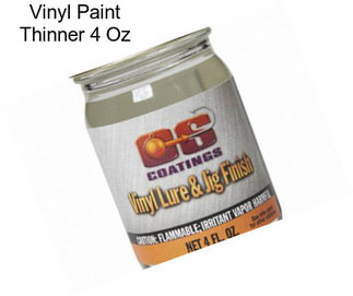 Vinyl Paint Thinner 4 Oz