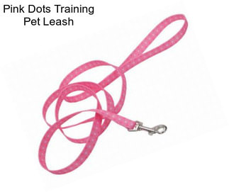 Pink Dots Training Pet Leash