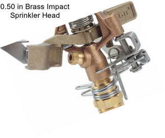 0.50 in Brass Impact Sprinkler Head
