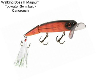 Walking Boss II Magnum Topwater Swimbait - Cancrunch