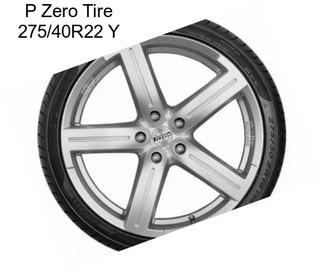 P Zero Tire 275/40R22 Y