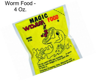 Worm Food - 4 Oz.