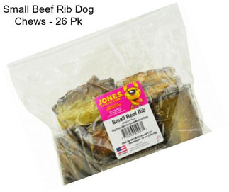 Small Beef Rib Dog Chews - 26 Pk