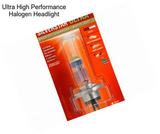 Ultra High Performance Halogen Headlight