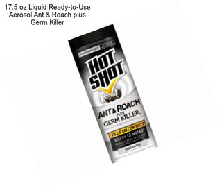 17.5 oz Liquid Ready-to-Use Aerosol Ant & Roach plus Germ Killer