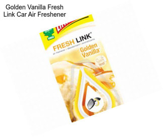 Golden Vanilla Fresh Link Car Air Freshener