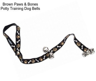 Brown Paws & Bones Potty Training Dog Bells