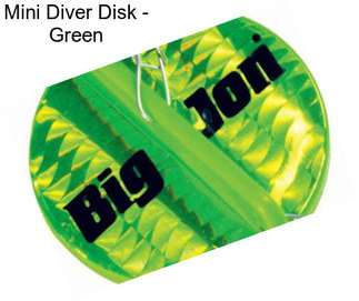 Mini Diver Disk - Green