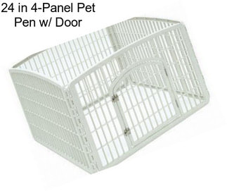 24 in 4-Panel Pet Pen w/ Door