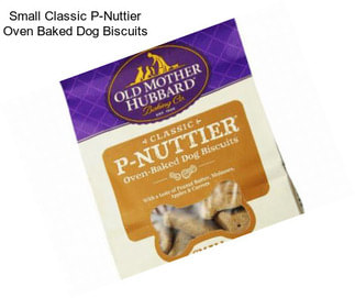 Small Classic P-Nuttier Oven Baked Dog Biscuits